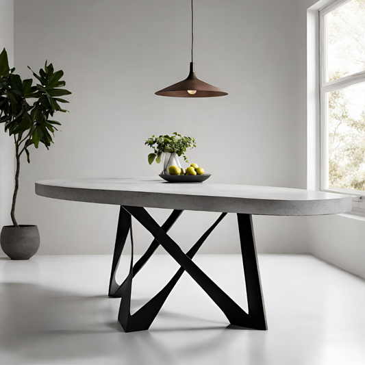 Aurora Concrete Dining Table