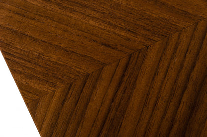 95" Brown Solid Wood Dining Table-4