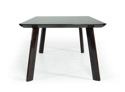 87" Ebony Dining Table-3