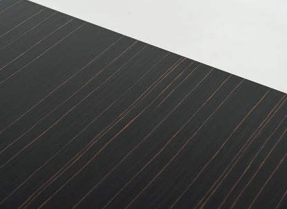 87" Ebony Dining Table-4