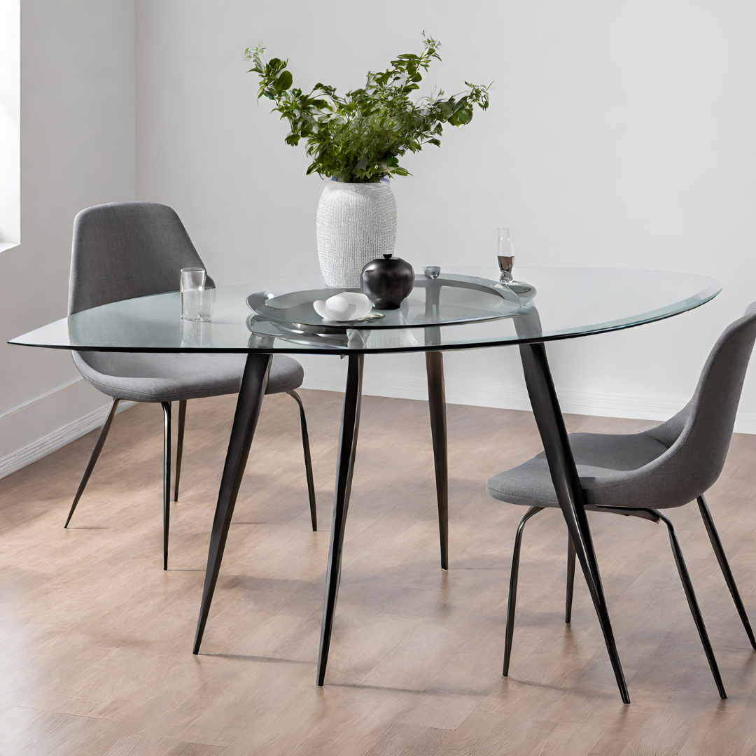 Luna Glass Dining Table