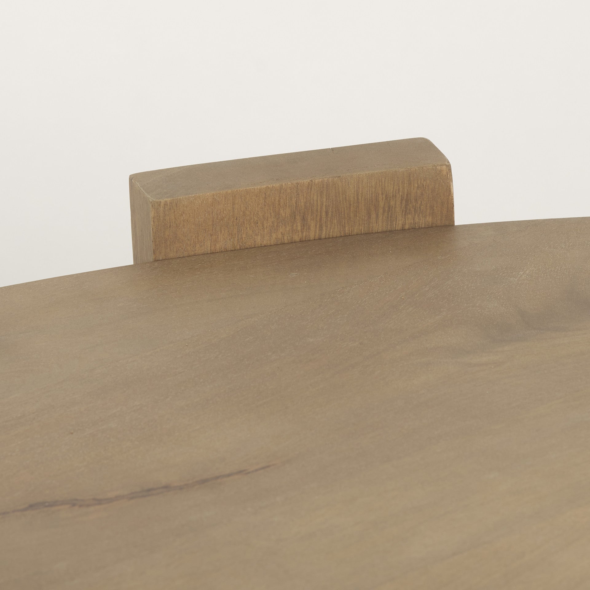 48" Natural Solid Wood Oval Coffee Table-6