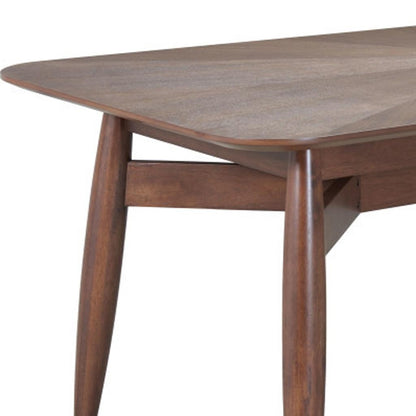 78" Espresso Solid Wood Dining Table-6
