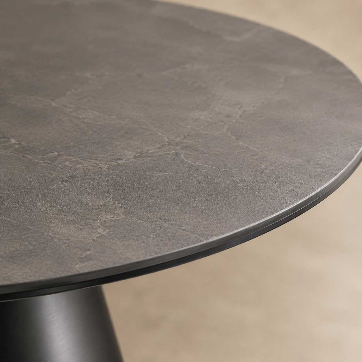 Sloane 47" Round Dining Table, Gray