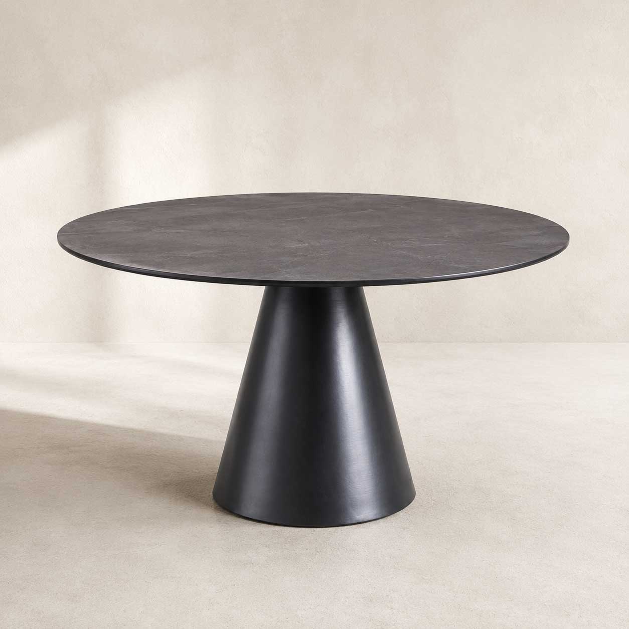 Sloane 47" Round Dining Table, Gray
